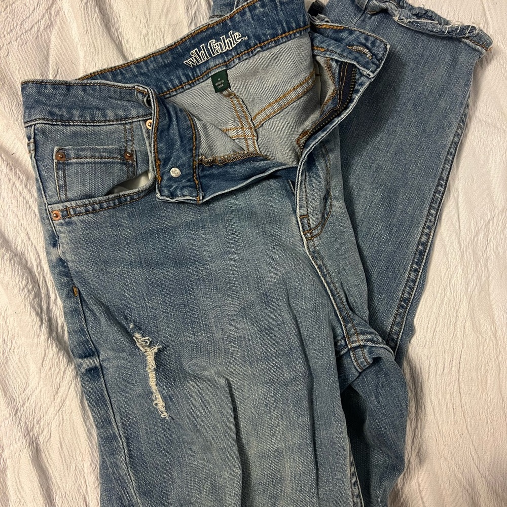 Ripped jeans!